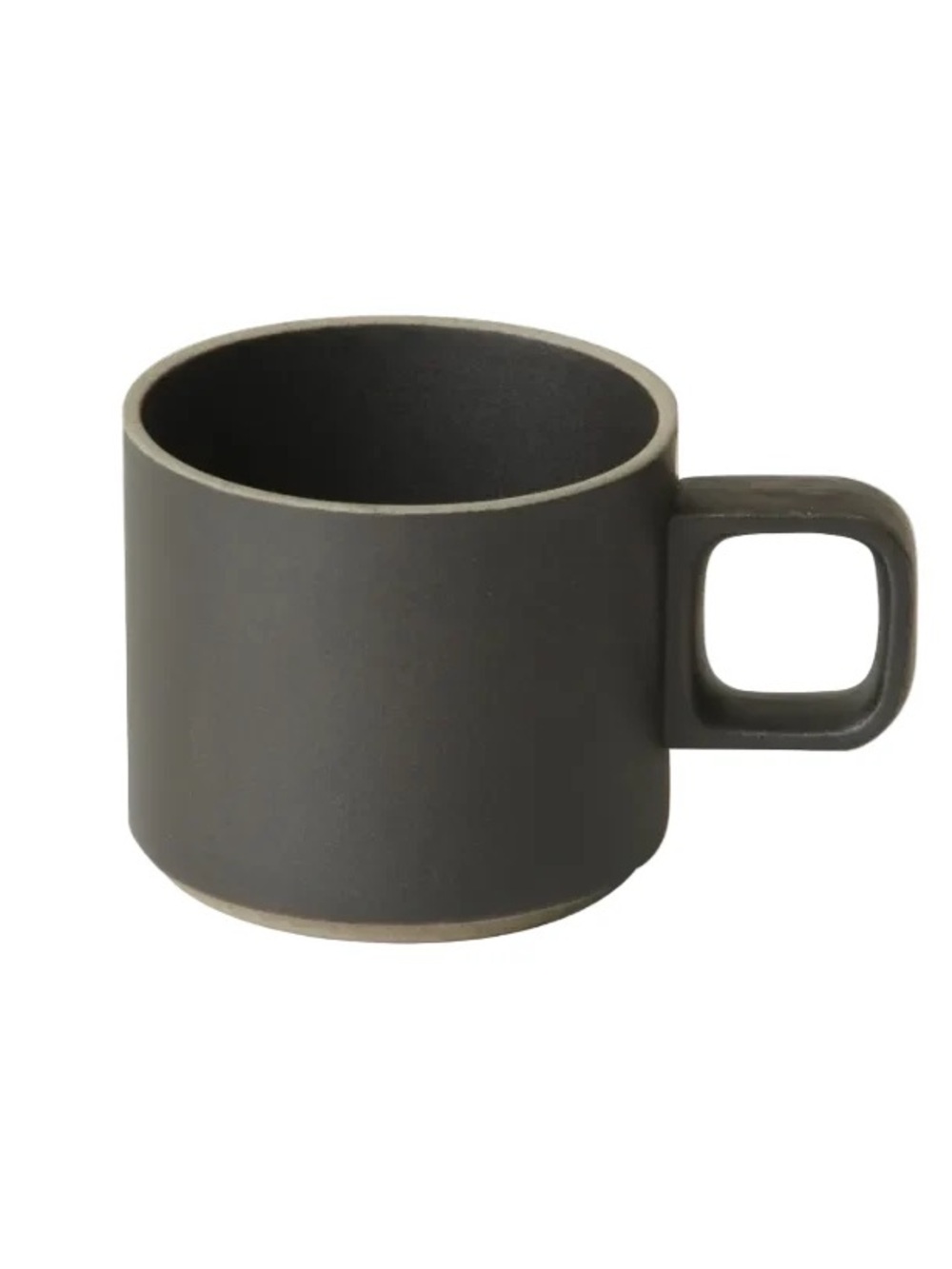 Hasami porcelain black mug